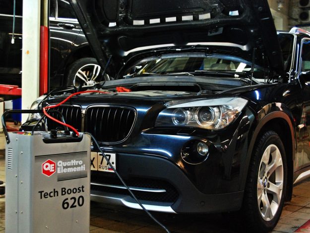 диагностика и зарядка акб bmw