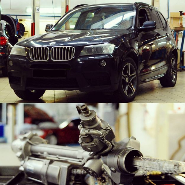 ремонт рулевого управления на BMW X3
